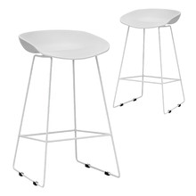 65cm Sled Replica Barstools (Set of 2)