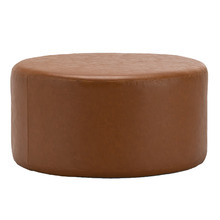 Whisky Tan Meryl Faux Leather Ottoman