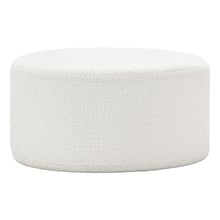 Cream Vivien Boucle Ottoman