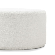 Cream Vivien Boucle Ottoman