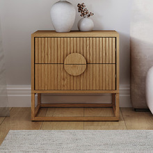 Tessa 2 Drawer Bedside Table