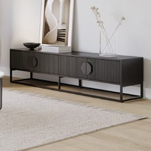 180cm Tessa Ripple Slatted TV Unit