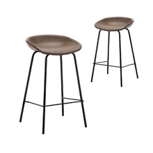 63cm Cygnus Faux Leather Barstools (Set of 2)