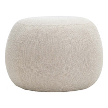 Light Beige Phoebe Cushion Ottoman
