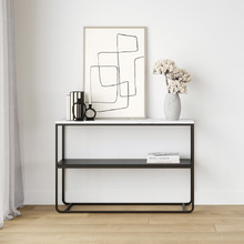 Cetus Cultured Marble Console Table