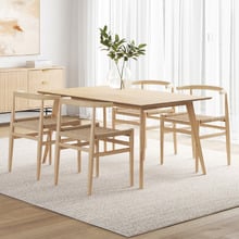 4 Seater Adriel Rectangular Dining Table & Chair Set