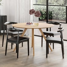 4 Seater Kylen Round Dining Table & Chair Set
