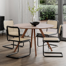 4 Seater Dayton Round Dining Table & Chair Set