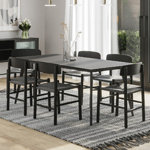 6 Seater Griffin Rectangular Dining Table & Chair Set