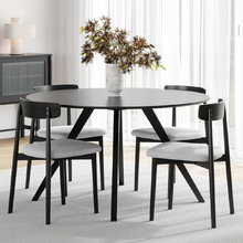 4 Seater Finn Round Dining Table & Chair Set
