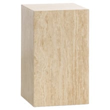 Lorelei Travertine Side Table