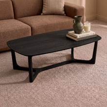 Stevie Rectangular Ash Wood Coffee Table