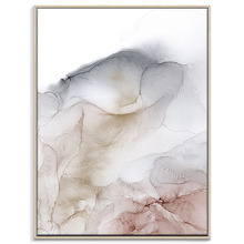 Champagne Abstract Printed Wall Art