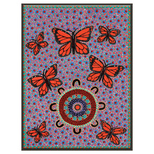 Children Catching Butterflies Printed Wall Art