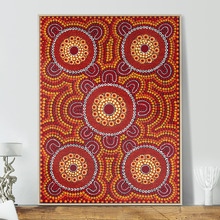 Out Bush Telling Stories Printed Wall Art