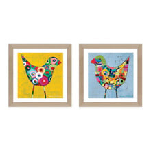 2 Piece Warren & Mabior Framed Paper Print Wall Art Set