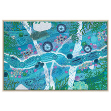 Through the Sea Garden Warlangem Printed Wall Art