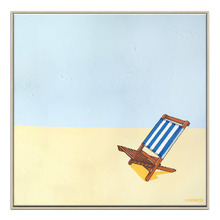 Beach Chair Printed Wall Art