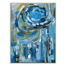 Blue Ribbon Canvas Wall Art