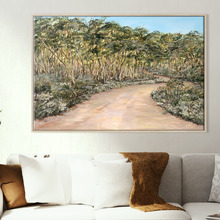 The Bus Run Canvas Wall Art