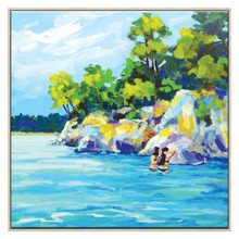 Afternoon Dip Canvas Wall Art