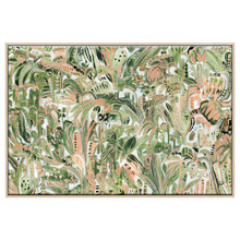 Peachy Green Canvas Wall Art