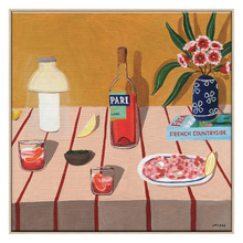 Negroni Nights Canvas Wall Art