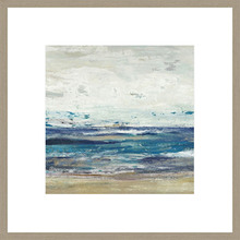 Indigo Horizon I Framed Print