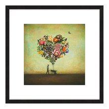 Big Heart Botany Framed Printed Wall Art