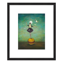 Luna's Circle Framed Printed Wall Art