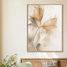 Floral Transparency I Canvas Wall Art