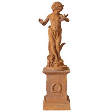Cherub with Butterfly Statue