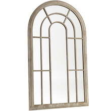 Large Garden Arched Window Mirror