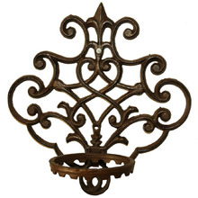 30cm Wall Mounted Cast Iron Pot Holders (Set of 4)