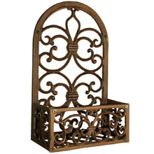 27cm Wall Mounted Cast Iron Plant Holders (Set of 4)