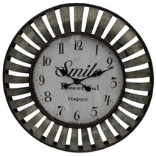 82cm Viking Metal Wall Clock