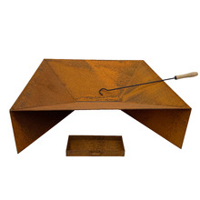 Firepit with Ash Tray with 0.11" Mild Steel