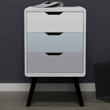 Fabian 3 Drawer Bedside Table