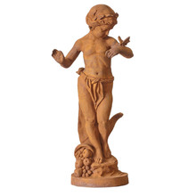Cherub with Butterfly Statue