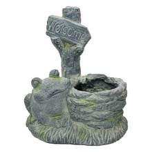 Finch Frog Planter