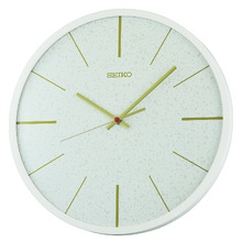 White Speckled Horatio Wall Clock