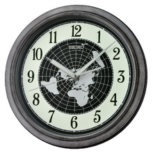 World Map Atlas Wall Clock