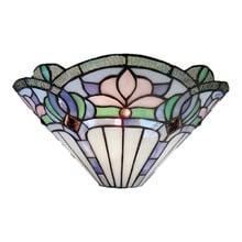 Floral Tiffany Leadlight Wall Sconce