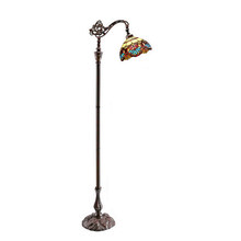 Boheme Leadlight Bridge Arm Tiffany Floor Lamp