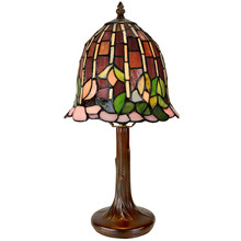 Lotus Tiffany-Style Mini Table Lamp
