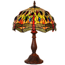 Gem Dragonfly Tiffany-Style Bedside Lamp
