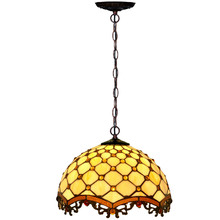 Beaded Raindrop Tiffany-Style Pendant Light