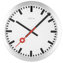NeXtime Station Aluminium Wall Clock