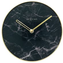 Marble NeXtime Glass Table Clock