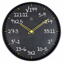 30cm NeXtime Maths Wall Clock